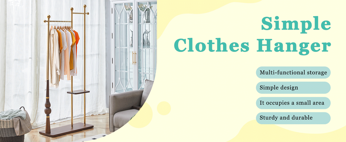 70' Tall Industrial Coat Rack for Entryway, Solid Wood & Stainless Steel Clothing Rack, Double Layer Hanger for Coats, Hats, Bags, Scarves, Shoes Storage, Vintage Wood Grain & Metal, Heavy Duty - Groovy Boardz