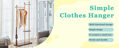 70' Tall Industrial Coat Rack for Entryway, Solid Wood & Stainless Steel Clothing Rack, Double Layer Hanger for Coats, Hats, Bags, Scarves, Shoes Storage, Vintage Wood Grain & Metal, Heavy Duty - Groovy Boardz