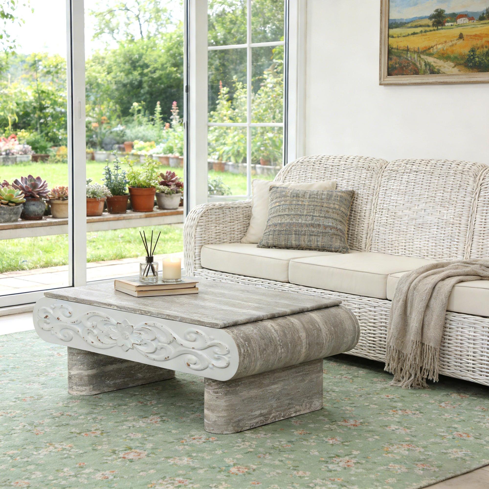 Lift Top Coffee Table with Storage - Modern Design.