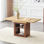Expandable Dining Table with Storage - 59 to 71 inches.