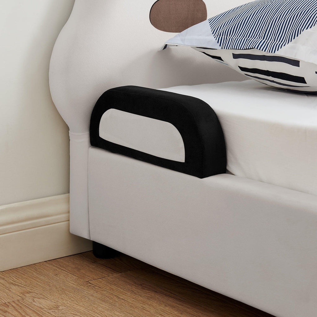 Twin Size Panda Kids Bed with Soft Padded Edges.