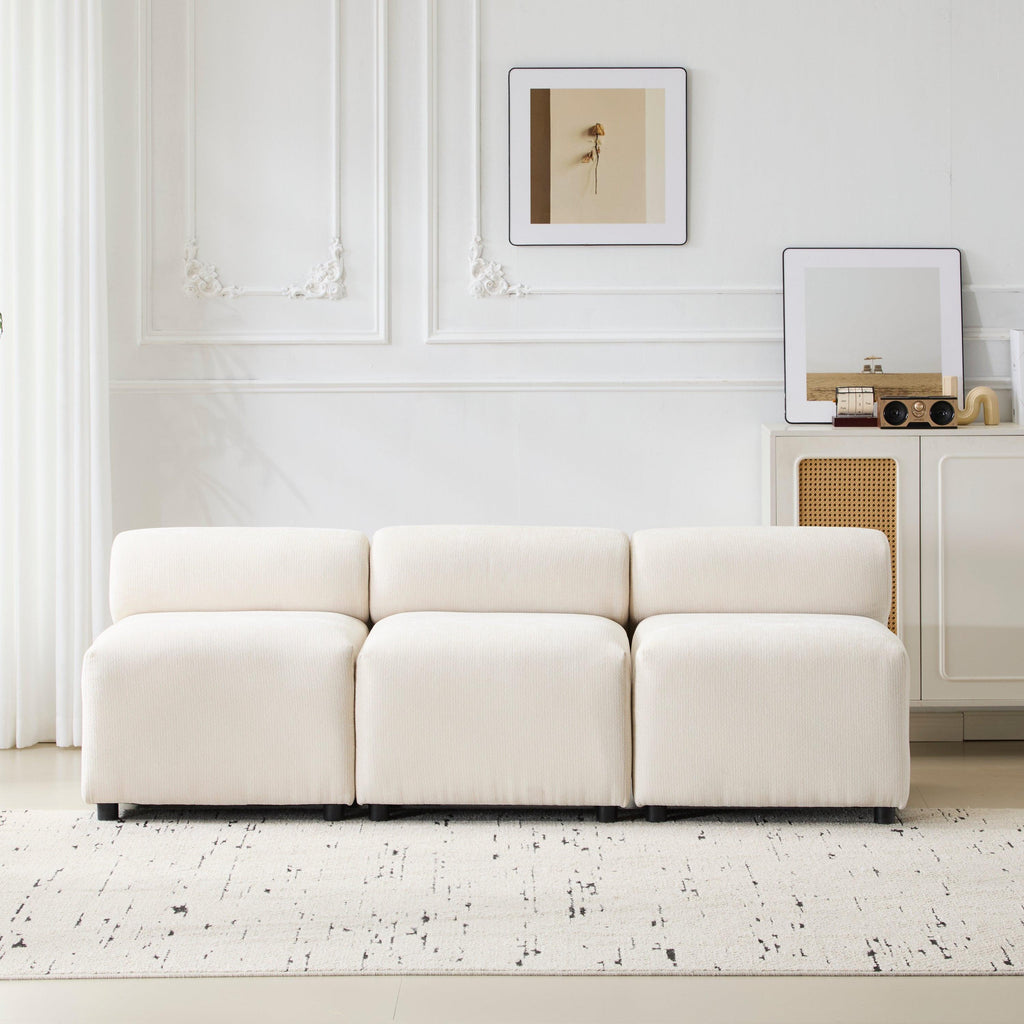 Evelyn 78 in. Modular Sofa Sectional for Living Rooms.