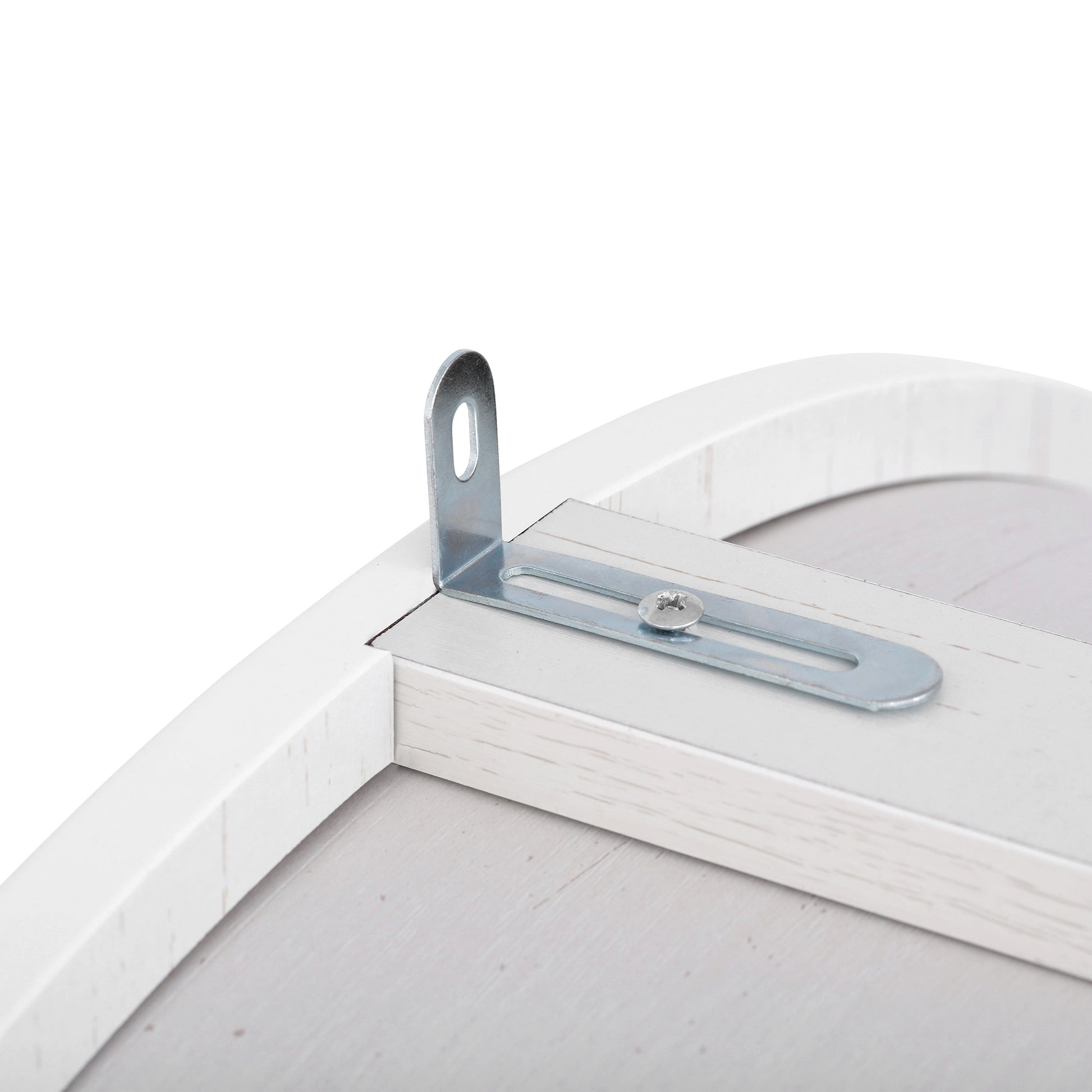 K&K 71' Tall Arched Kitchen Pantry Cabinet with 2 Large Drawers, Modern Farmhouse Kitchen Storage Cabinets with Adjustable Shelves, Glass Door, Wood Versatile Cupboard for Kitchens, Dining Room, White