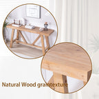 Farmhouse A-Frame Console Table - 58.5" Wide.