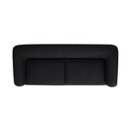 Alpine Sherpa Sofa in Black Boucle - 90.5 Inch.