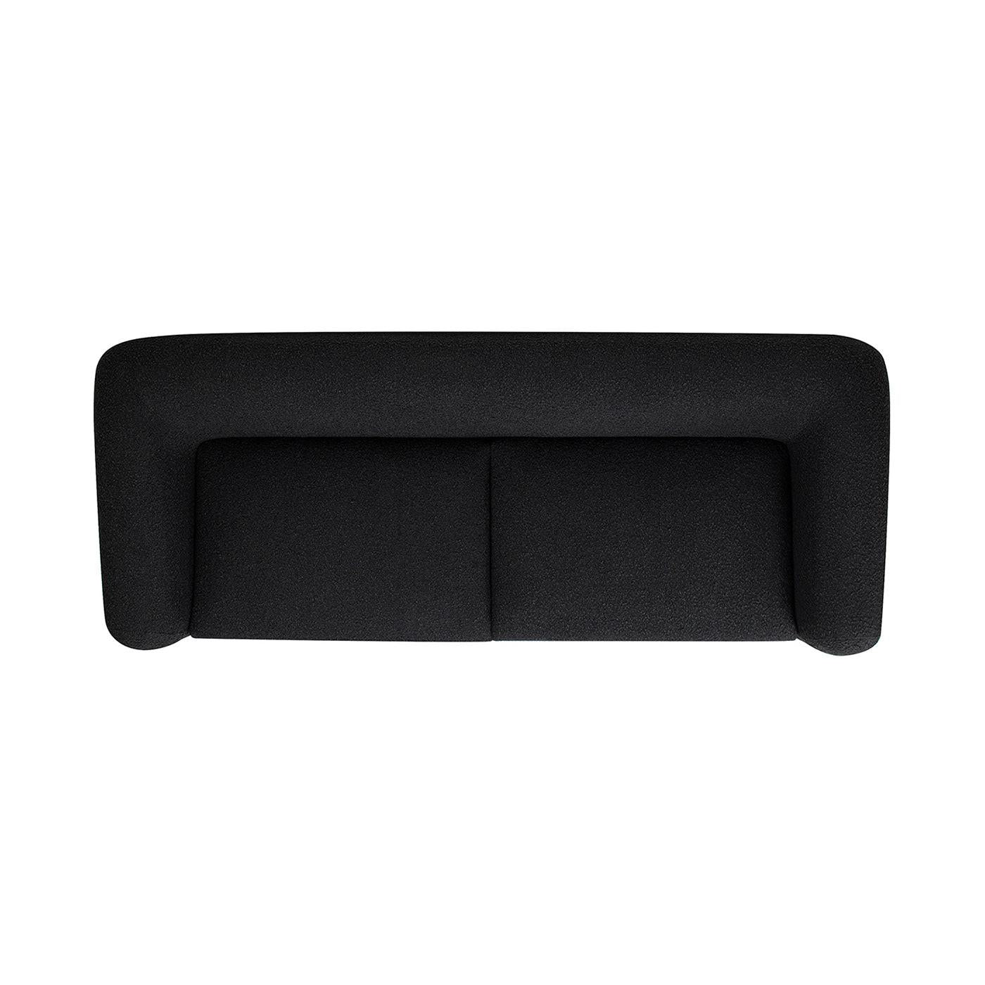 Alpine Sherpa Sofa in Black Boucle - 90.5 Inch.