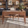 Dauphin 55' Executive Desk Rubber Wood with 3 Drawers.