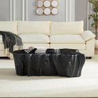 Mid-Century Modern Fiberglass Coffee Table for Living Room.