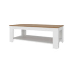 Modern Rectangular Coffee Table with Lower Shelf.