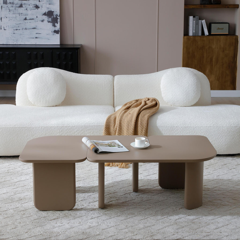 Modern Modular Coffee Table Set - Versatile Design.