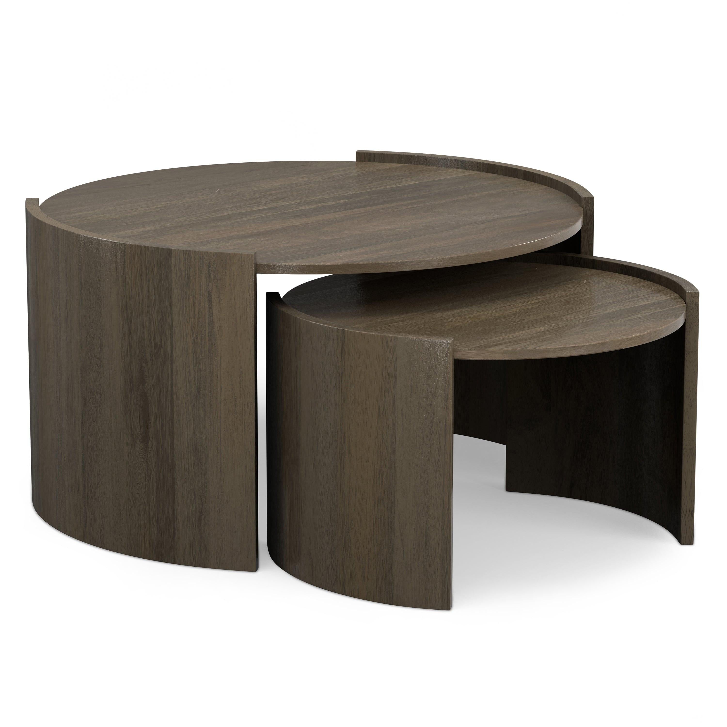 Robin Wood Nesting Tables - 2 Piece Set.