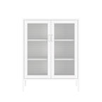 Amelia 32' Metal Accent Cabinet in White