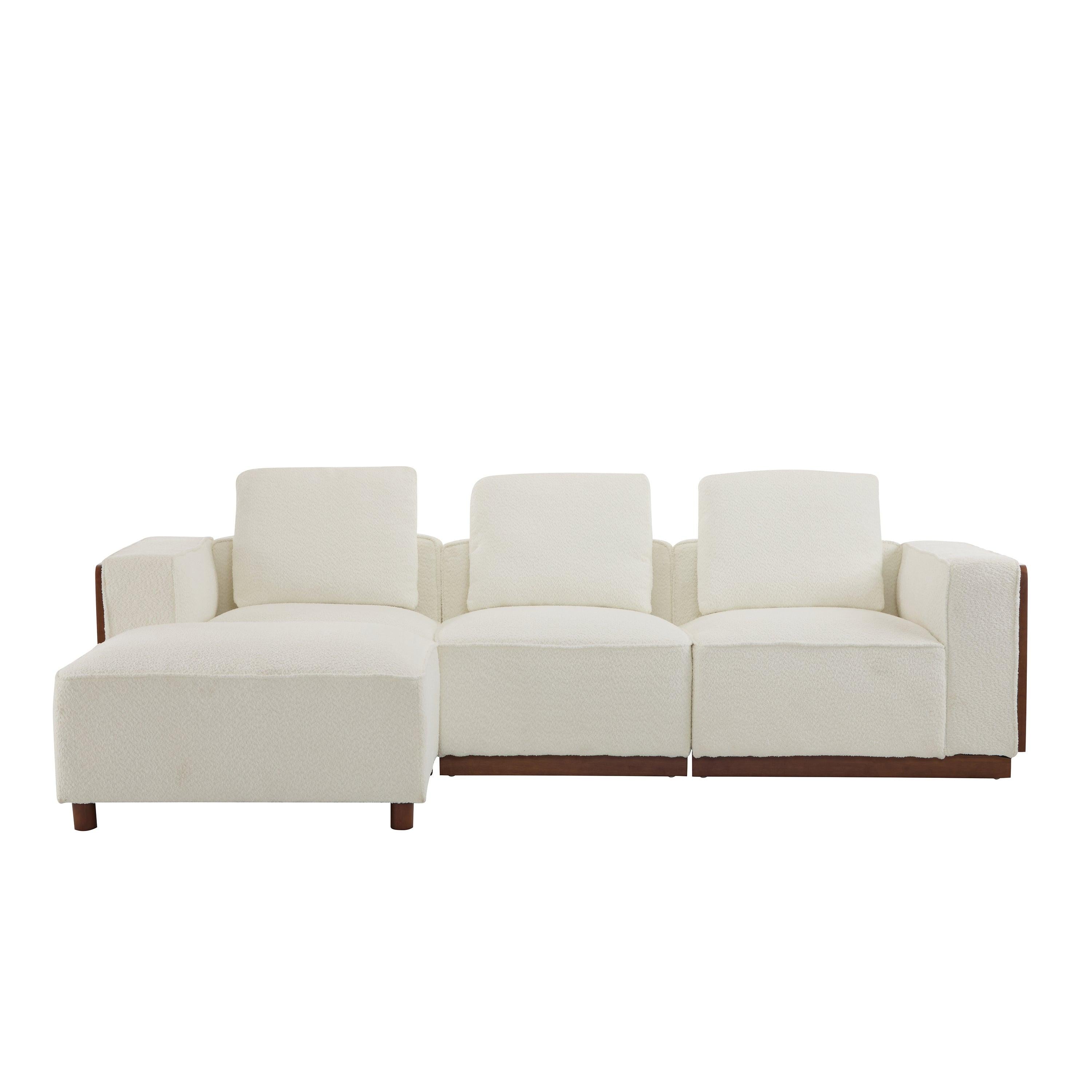 CHITA Modular L-Shaped Sectional Sofa for Living Rooms.