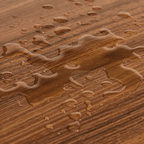 Walnut 31.5-inch Sideboard Cabinet with Curved Design.