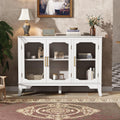 Storage Cabinet for Entrance - Large White Cabinet with 3 Doors.