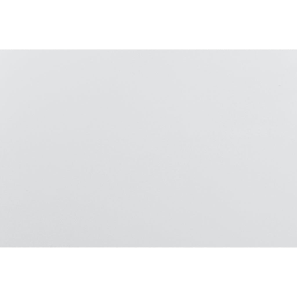 Close-up of the white finish used on the Sasha Nightstand, highlighting the smooth MDF and solid wood surface texture.