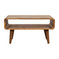 Solid Wood Open Oak-ish Media Unit.