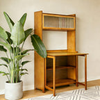 Bamboo Folding Table for Home Office - Multi-Functional Design.