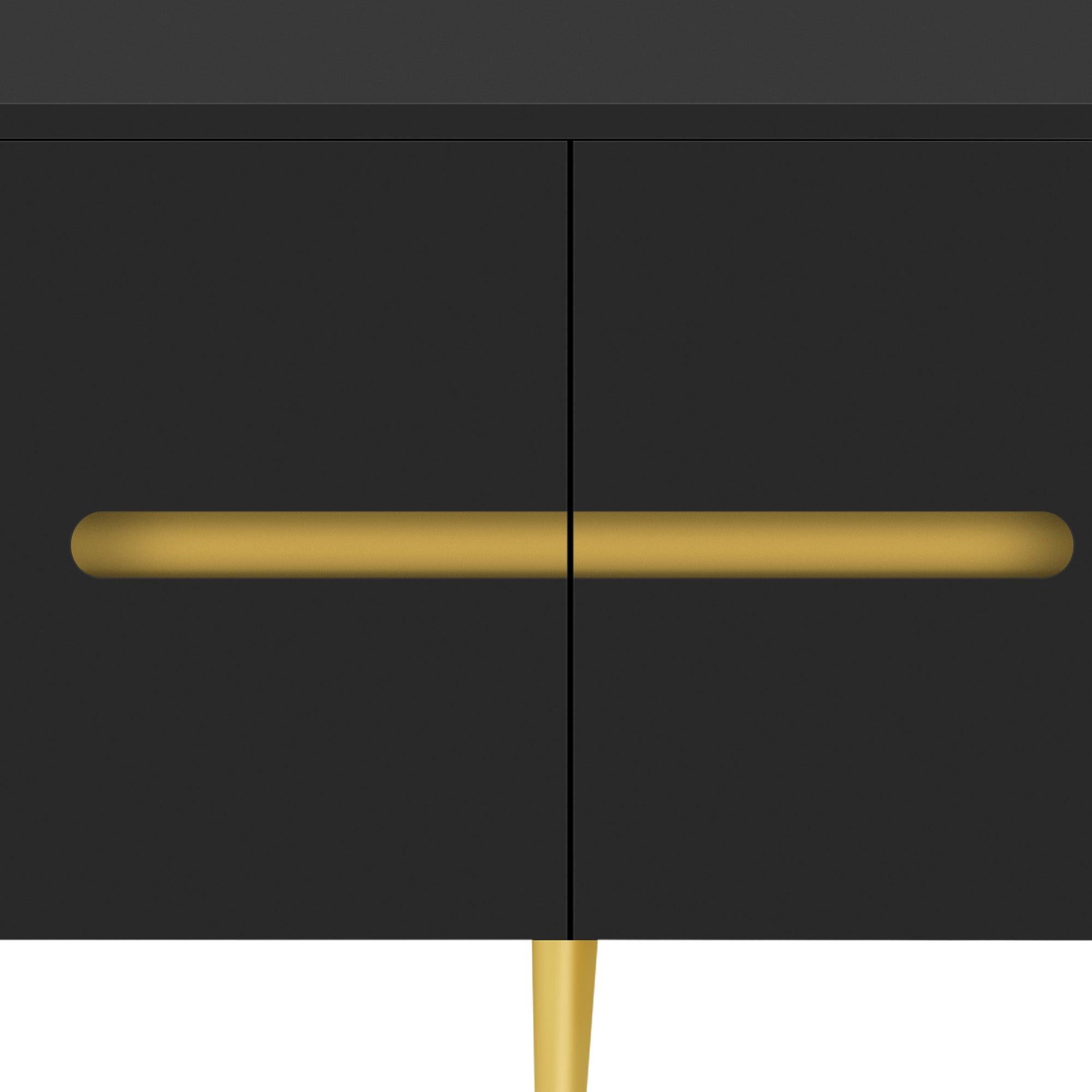 Minimalist TV Stand for 85 Inch TVs - Spacious Media Console.