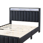 Luxury Queen Size Bed And 2 Nightstands Furniture Set.