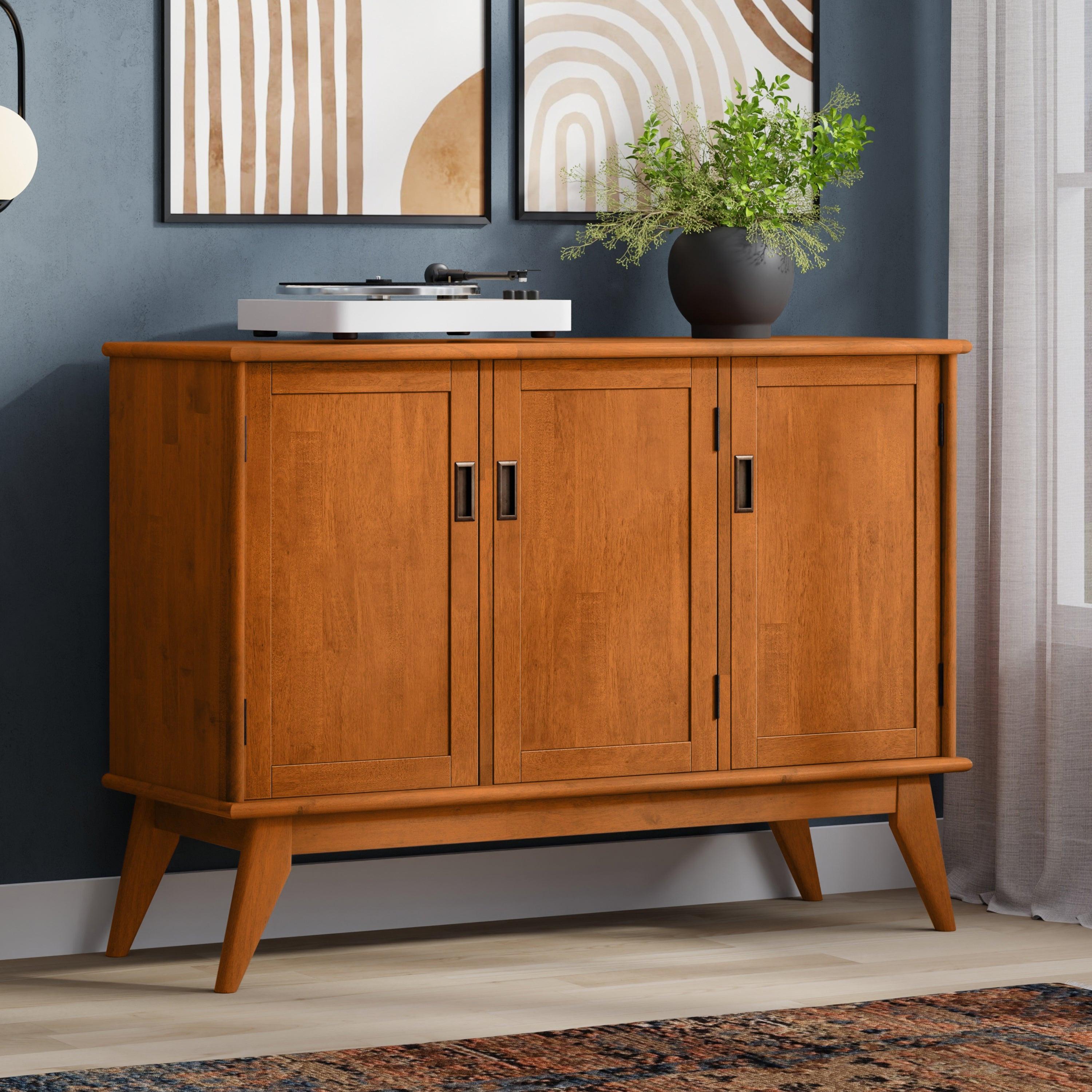 Draper Mid Century 3 Door Sideboard with Storage.