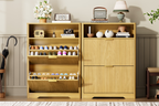 Hidden Shoe Storage Cabinet for Entryways