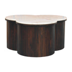 Solid Wood Coffee Table - Artisan Furniture Verona Marble.