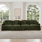 Mid Century 4 Seater Sofa with Flared Arms and Skirts.