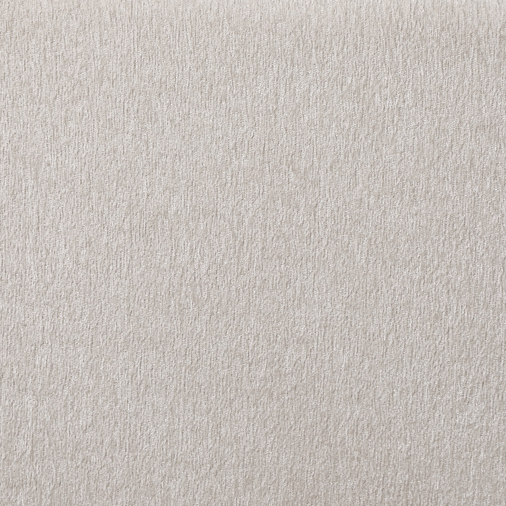 Close-up of beige chenille fabric texture used in the corner sectional sofa, showcasing soft and durable upholstery.