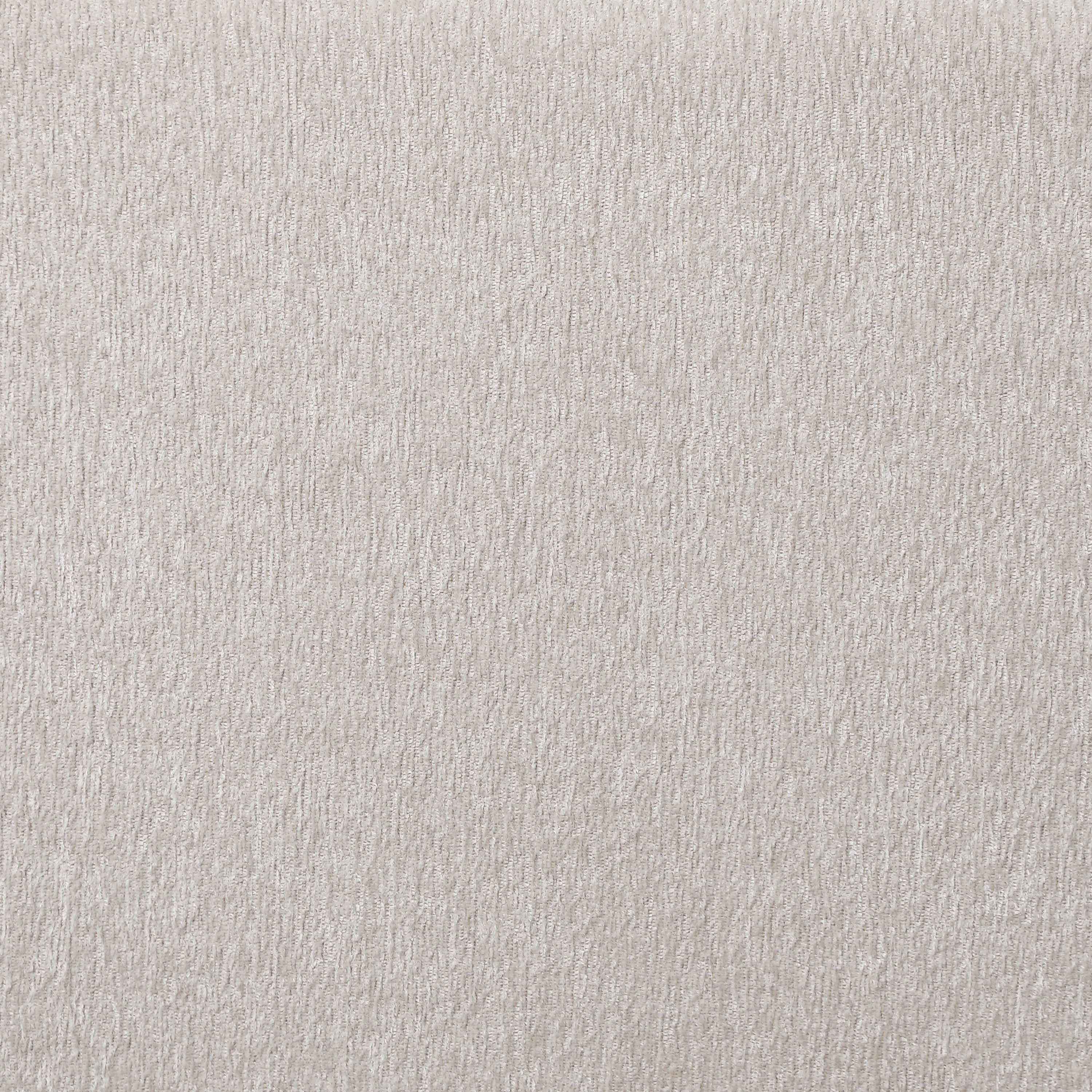 Close-up of beige chenille fabric texture used in the corner sectional sofa, showcasing soft and durable upholstery.
