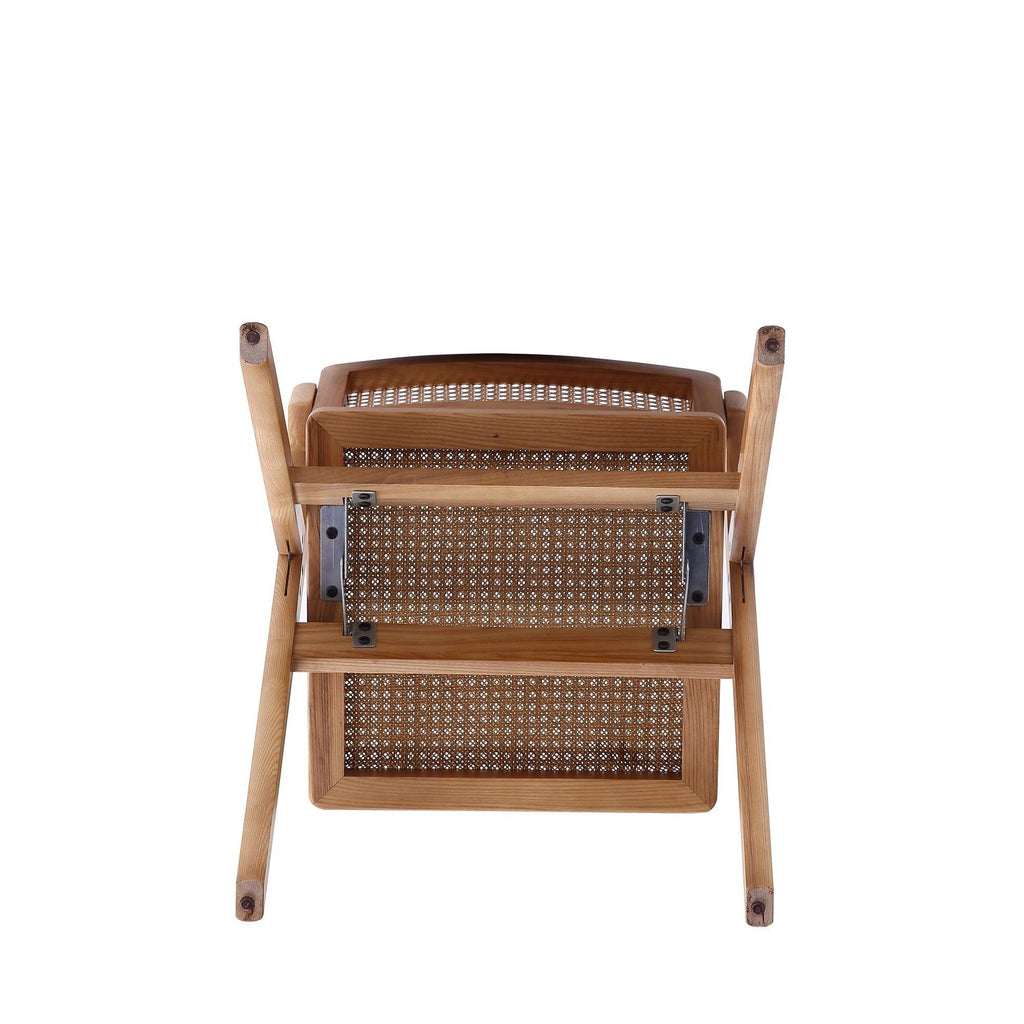 Lambinet Wood Folding Chair in Natural - Set of 2.