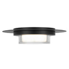 12 inch Square Black Integrated LED Flush Mount.