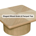 Modern Wood Nesting Coffee Table Set for Living Room.