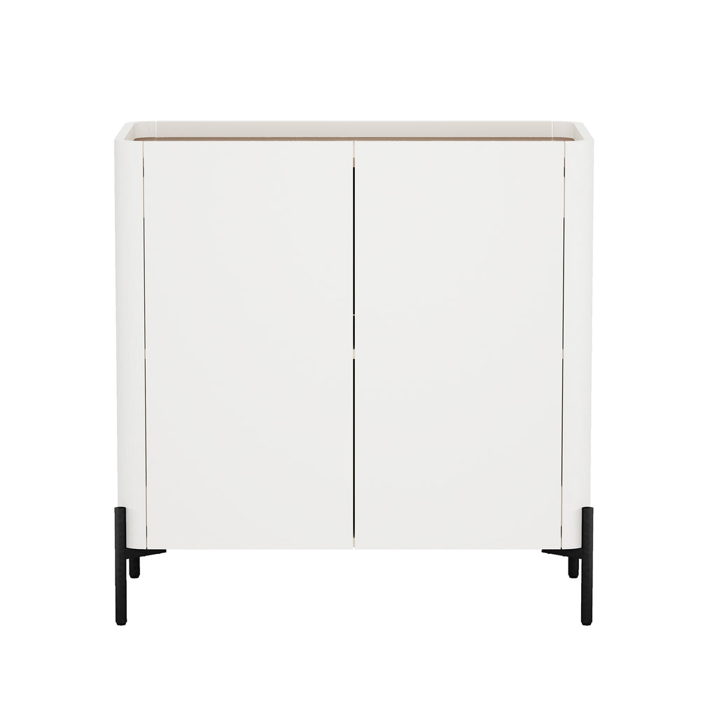 Abbey 32' Accent Cabinet in Maple and Off White