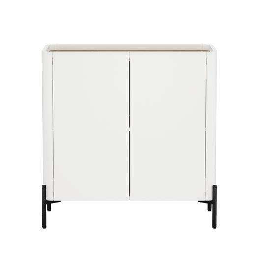 Abbey 32' Accent Cabinet in Maple and Off White