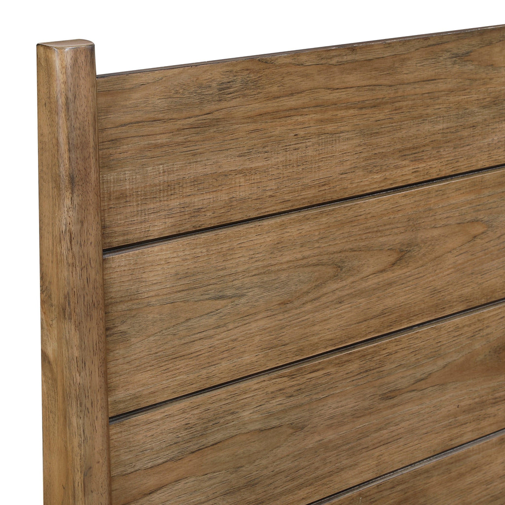 Queen Platform Bed with Removable Upholstery Cushion.
