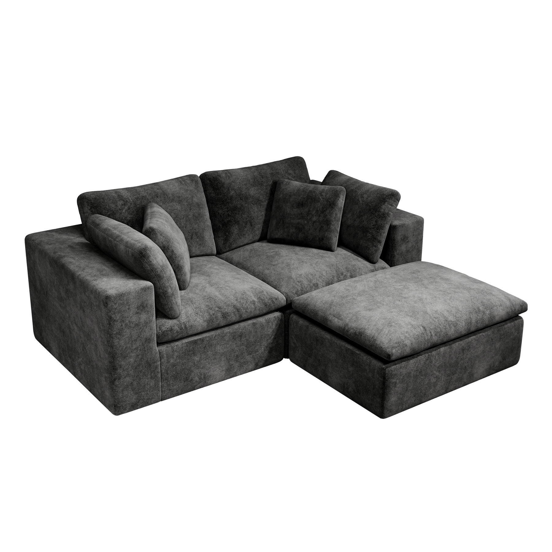 Modular Sectional Sofa - Compressed Couch for Living Room.