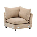 L Shaped Modular Sectional Sofa - Nomad 4-Piece Couch.