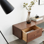 Solid Red Oak TV Cabinet with Glass Doors and Storage.