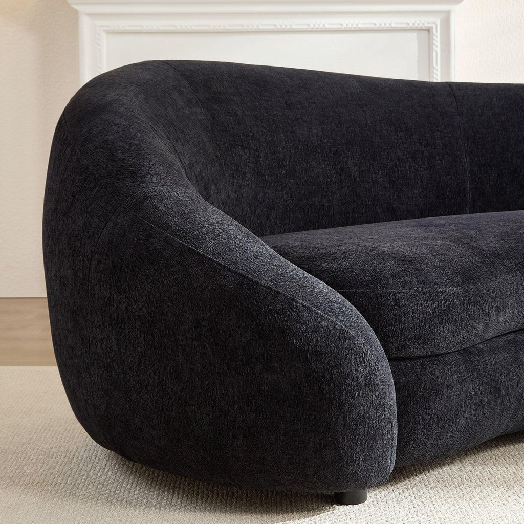 Modern Curved Sofa with Love Heart Design for Living Room.