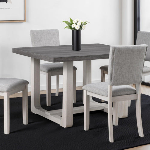 Transitional Dining Table for Stylish Dining Spaces.