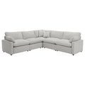 Hollander Grey 5-Piece Modular Power Reclining Sectional.