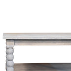 Wood Coffee Table - Solid Wood Barclay Acid Wash Design.