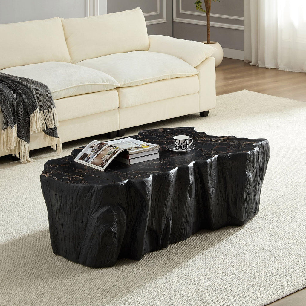 Mid-Century Modern Fiberglass Coffee Table for Living Room.