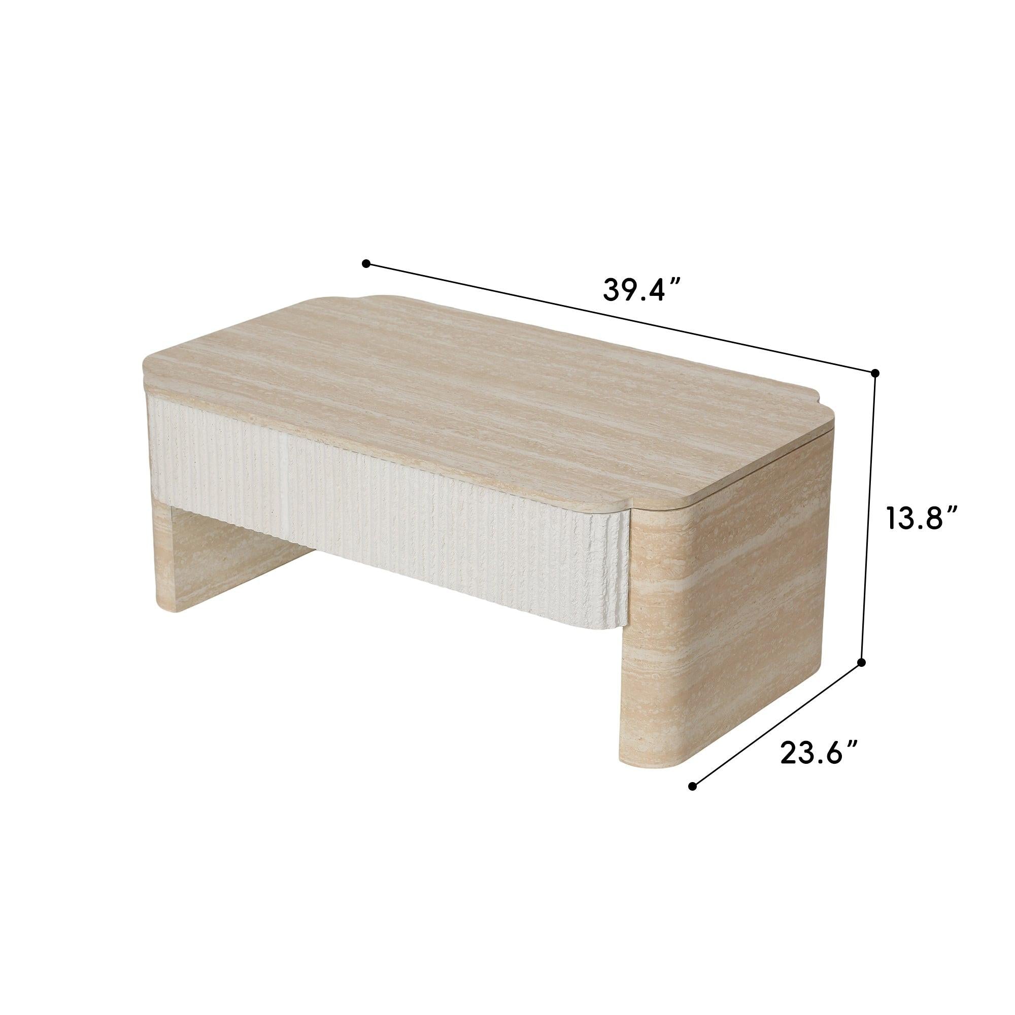 Lift Top Coffee Table with Hidden Storage for Small Spaces.