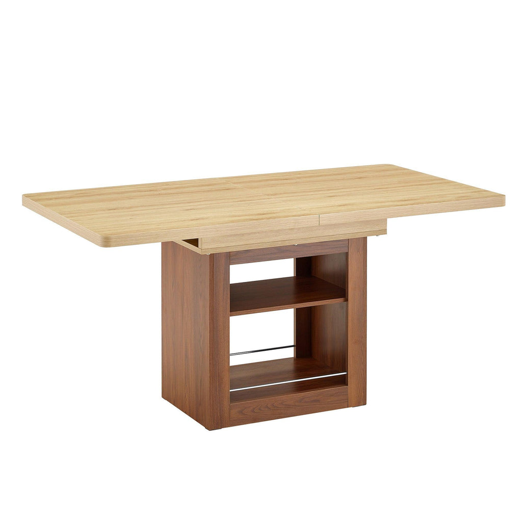 Expandable Dining Table with Storage - 59 to 71 inches.