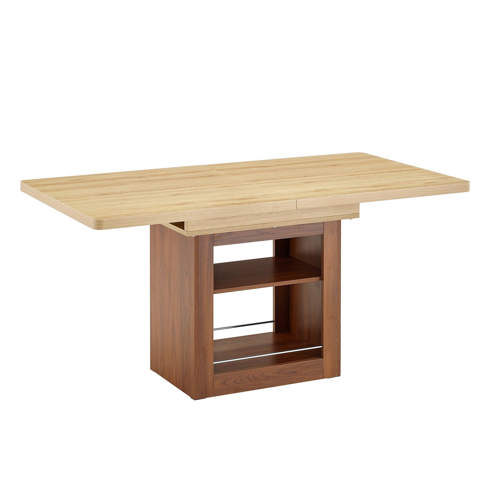 Expandable Dining Table with Storage - 59 to 71 inches.