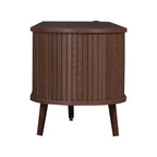 Mid Century Modern TV Stand for 70-Inch TVs with Power Outlet.