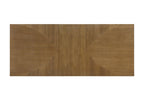 Eucalyptus Pedestal Table with Dual-Arc Base.
