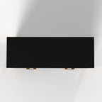 Modern 6-Drawer Dresser with Metal Handles.